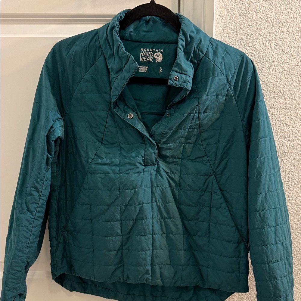 Mountain Hardwear Deep Teal Quilted Jacket